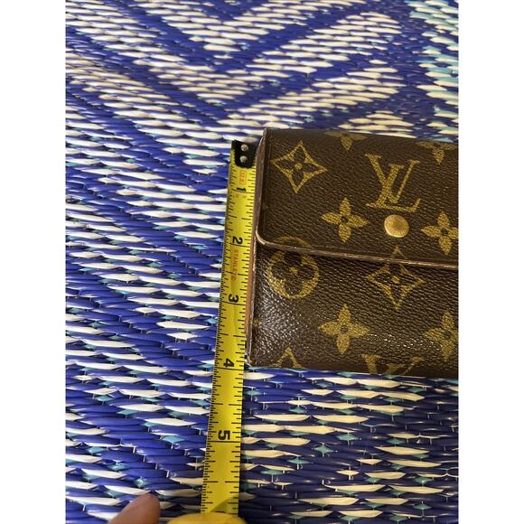Louis Vuitton Brown Monogram Portefeiulle Elise Trifold Wallet - Limited! - Picture 3 of 7